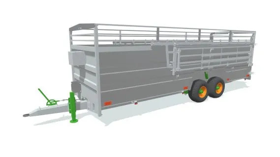 牲畜运输拖车 动物运输拖车 运输卡车 运输车辆