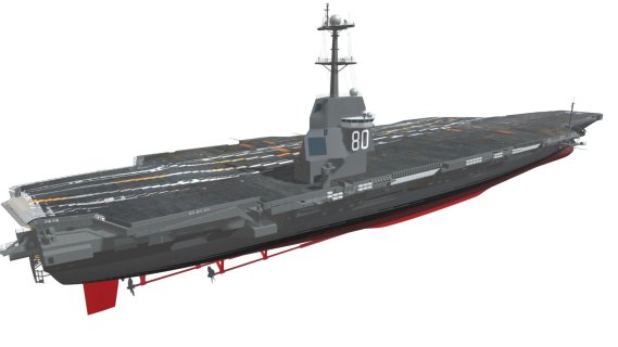 美国海军CVN 80号航空母舰 航母 大型军舰