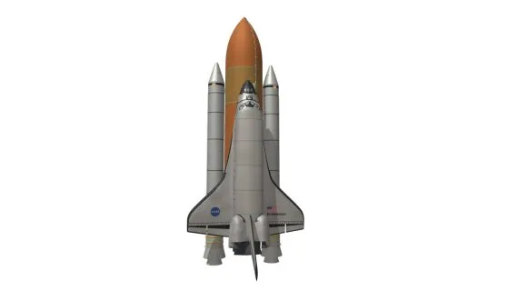 奋进号航天飞机 太空飞机 美国航天飞机 宇宙飞船太空梭space shuttle