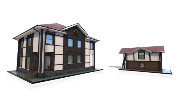 极简主义住宅 现代别墅 现代住宅 公寓房子 房屋建筑模型 私人别墅 私人住宅 洋房 欧式住宅
