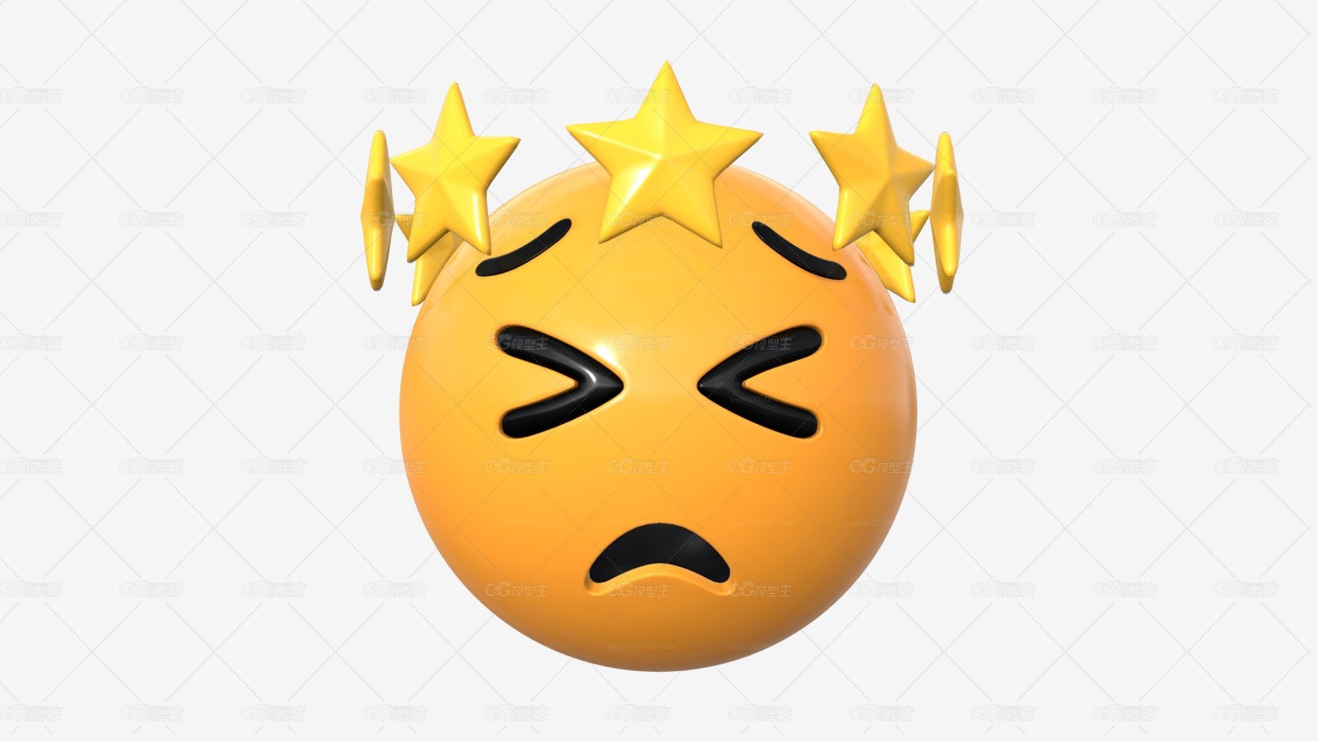 眩晕表情符号 现代表情包 微信表情包 卡通表情 搞笑搞怪emoji表情包-1