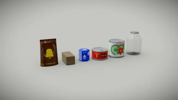 储物用品  瓶子 罐头