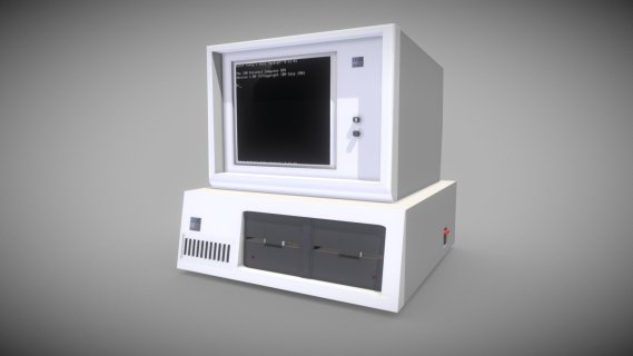 IBM 5150老式电脑 复古电脑 计算机 电子产品 台式电脑 一体机 台式机 老式计算机 复古台式电脑 老款电脑