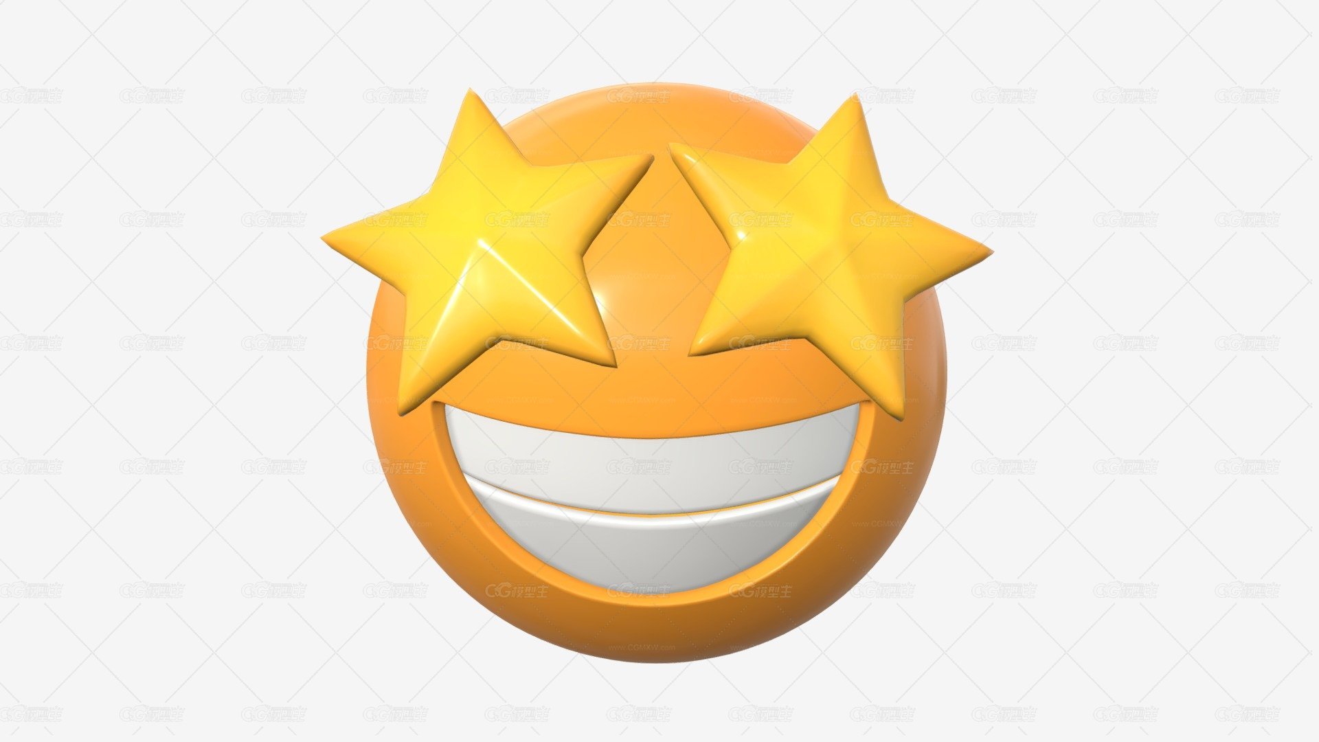 星星眼镜微笑表情符号 现代表情包 微信表情包 卡通表情 搞笑搞怪emoji表情包-1