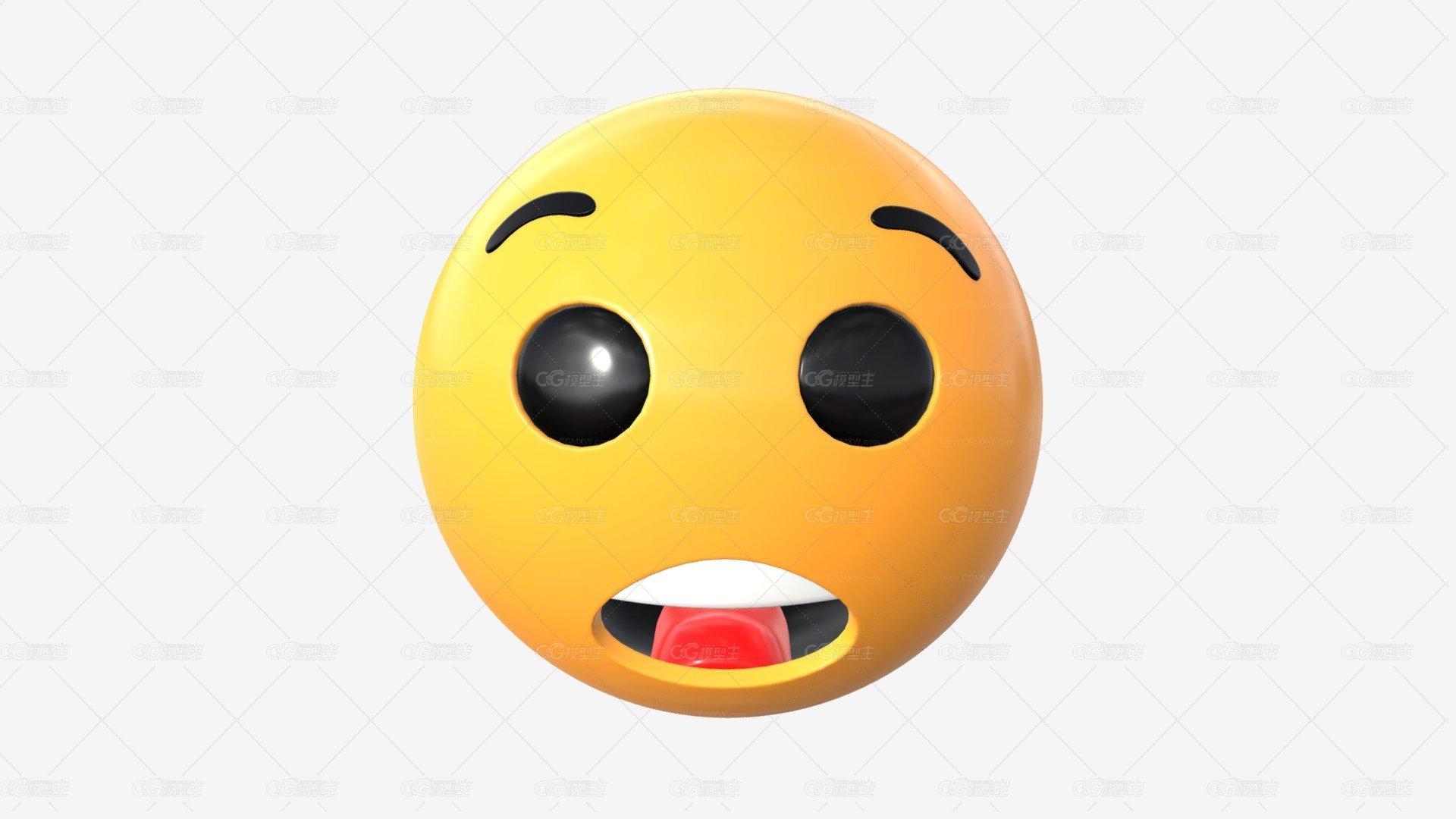 大眼睛恐惧表情符号 现代表情包 微信表情包 卡通表情 惊恐表情 惊讶表情 搞笑搞怪emoji表情包-1