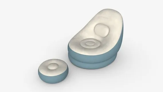 现代单人沙发 懒人沙发3D模型