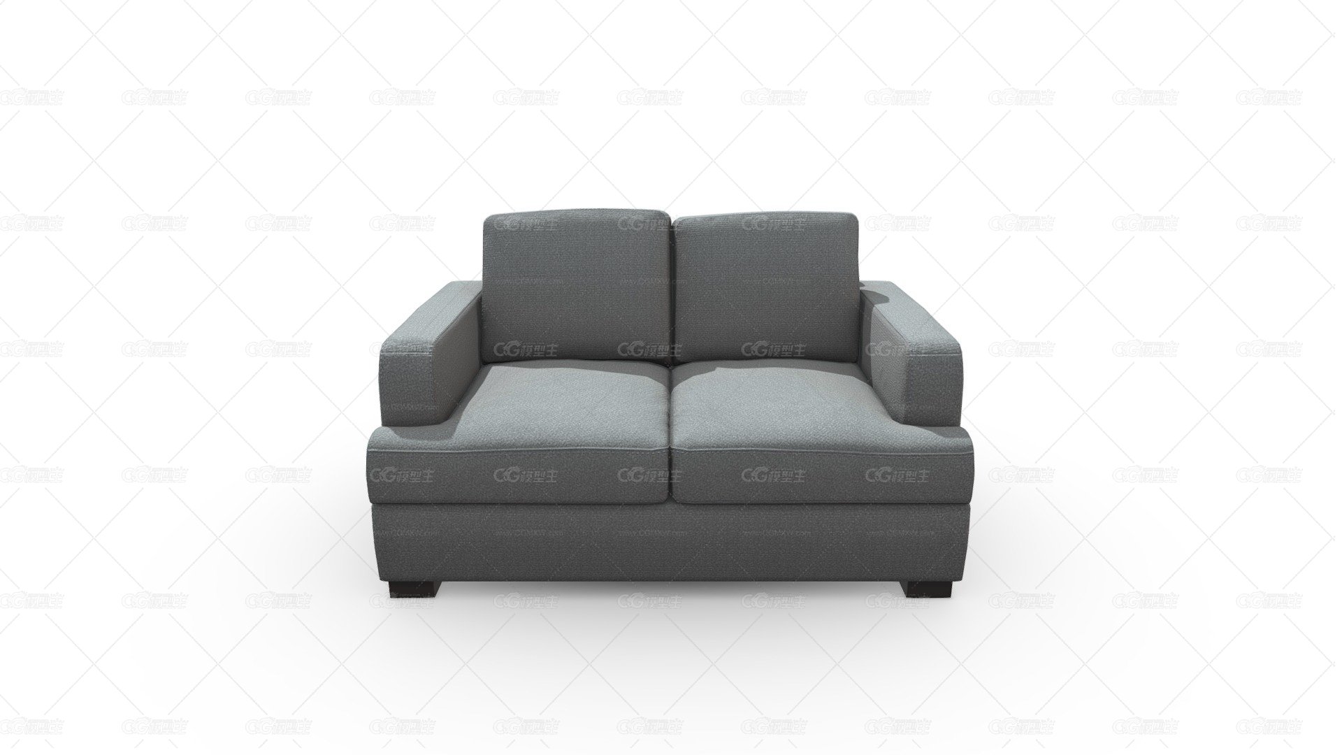 TM825_SOFA 2 PUESTOS纽约TELA NOVA GRIS-1