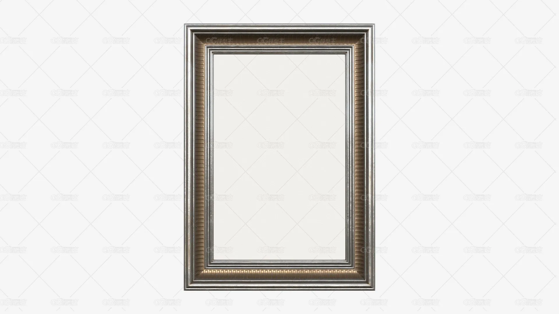 带人像相框 画框 金色油画框-1