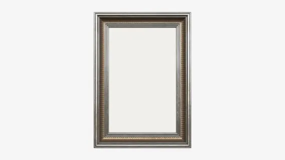 带人像相框 画框 金色油画框