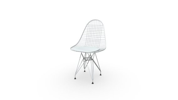 TM921.Silla Auxiliar Bertoia Small Blanco