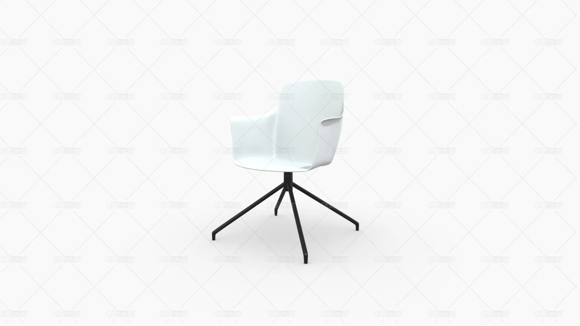 TM1009.Silla Visitante Alvin Blanco-1