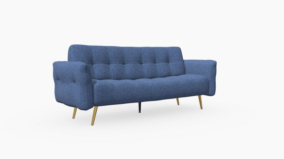 SOFACAMA点击CLACK复古AZUL BL1004 PDORADA