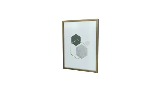 TM834.Cuadro Circle 2 30 40 Cm Papel Mdf