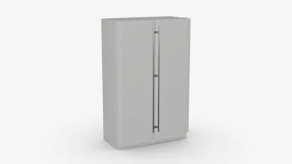 双开门冰箱 家用冰箱 现代冰箱 冰柜 厨房用品