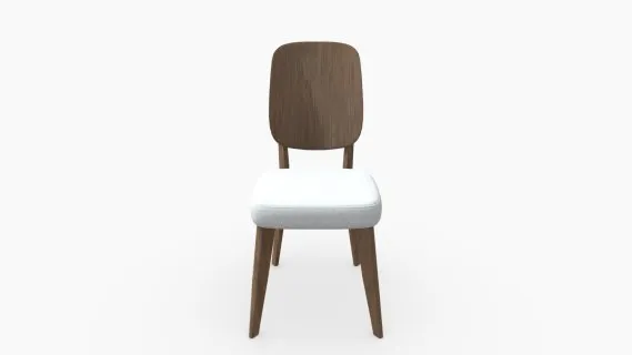 Silla de Comedor马德里Nogal Tela Gris