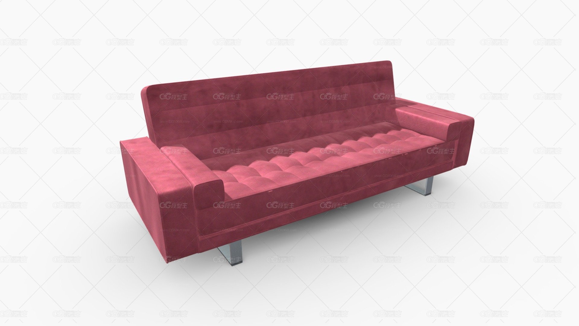 SOFACAMA点击CLACK BROOKLYN TERCIOPELO ROJO OS-1