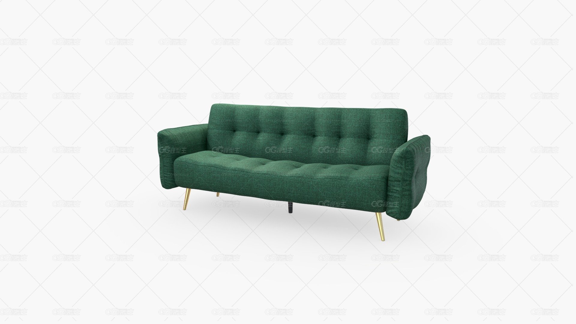 Sofacama Click Clack Vintage Verde Bl1067 P.D-1