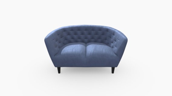 Sofa Dos Puestos Ria Tela Vic Azul Rey