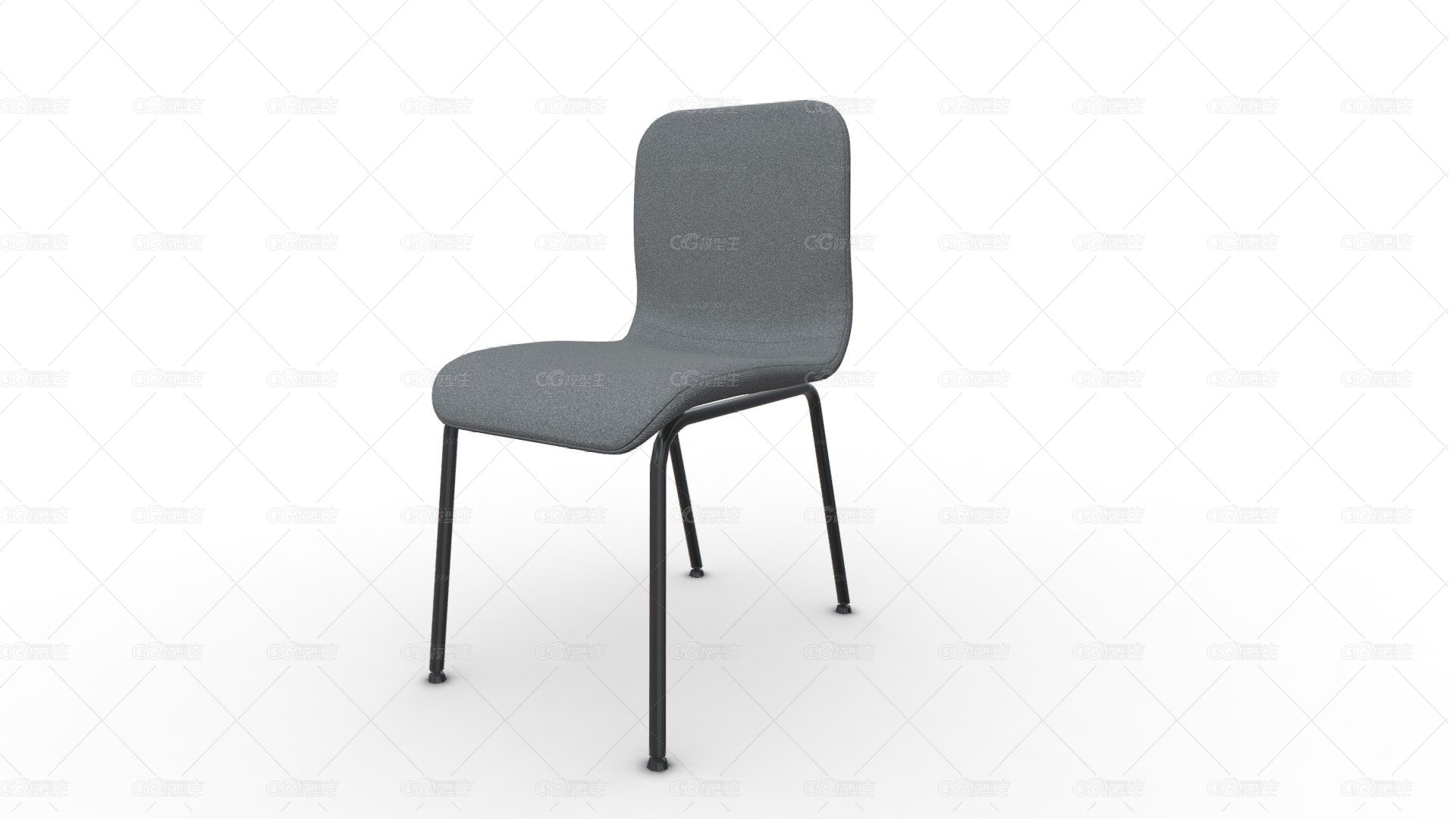 Silla De Comedor Dana Tela Gris-1