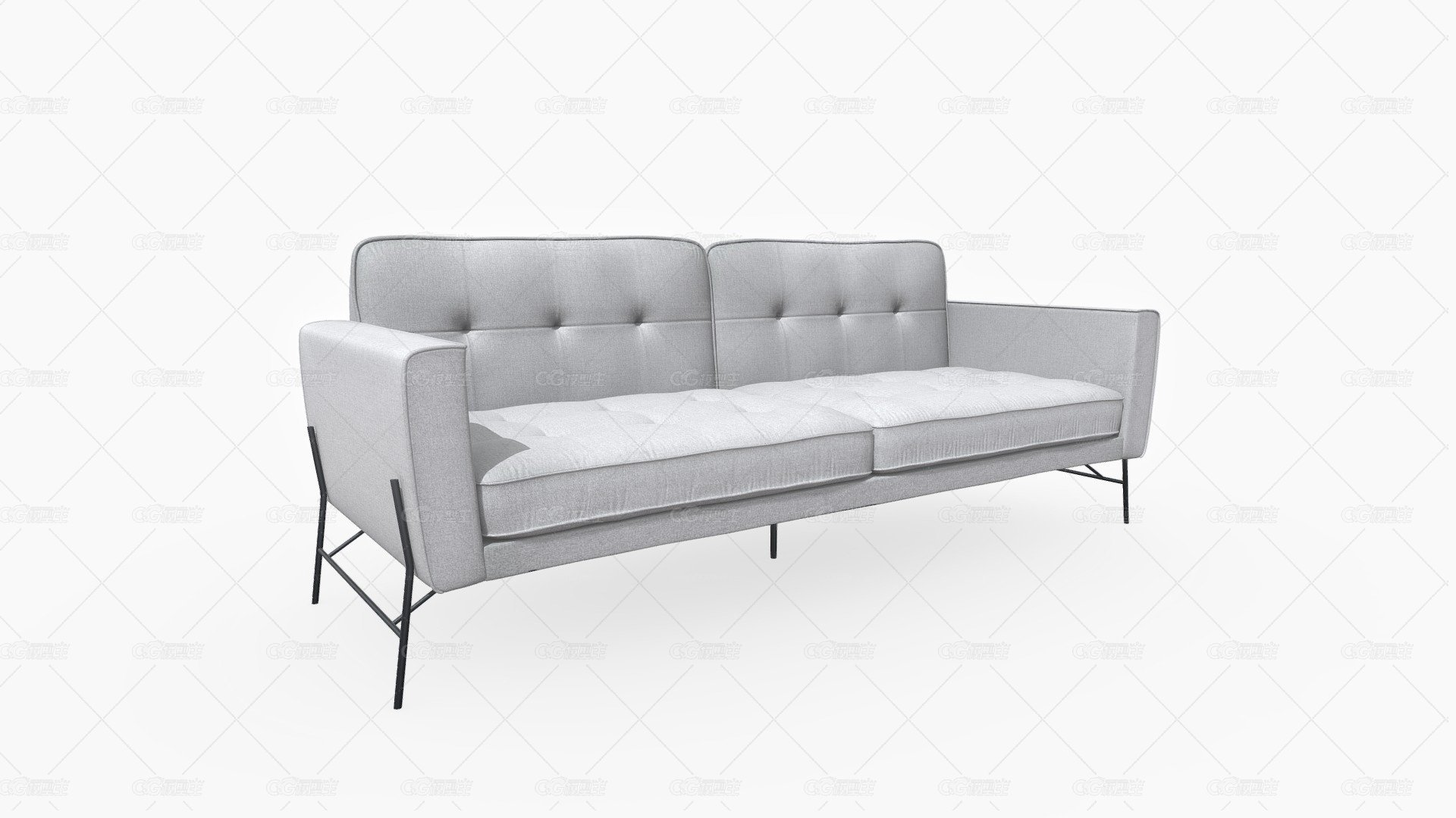 Sofa cama Click Clack Delphi Tela Ml318 Gris-1