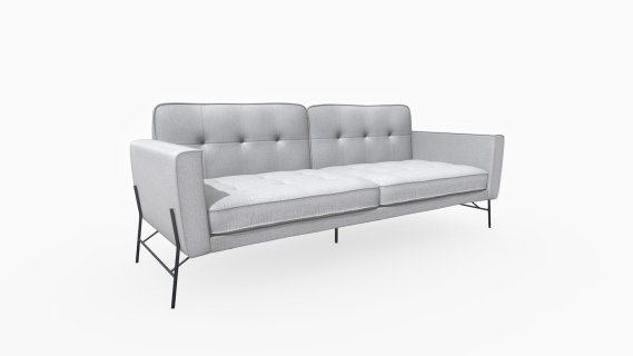 Sofa cama Click Clack Delphi Tela Ml318 Gris