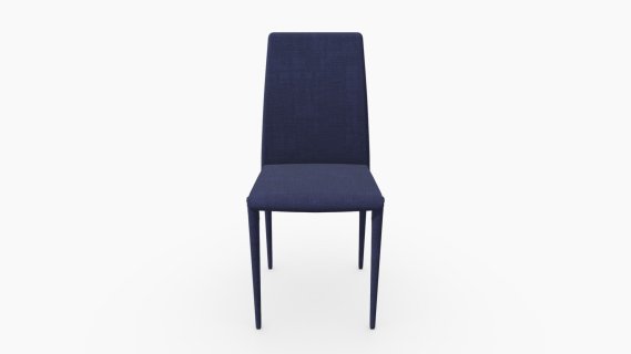 Silla de Comedor Piana Tela Azul