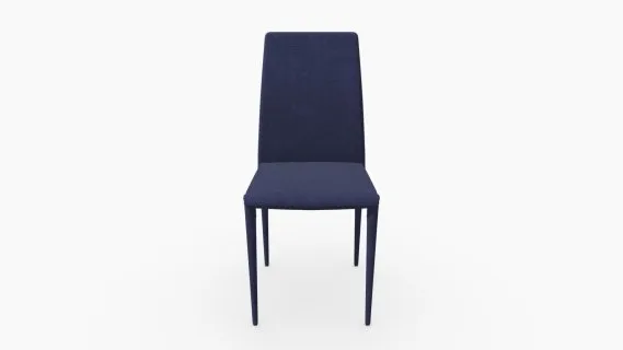 Silla de Comedor Piana Tela Azul