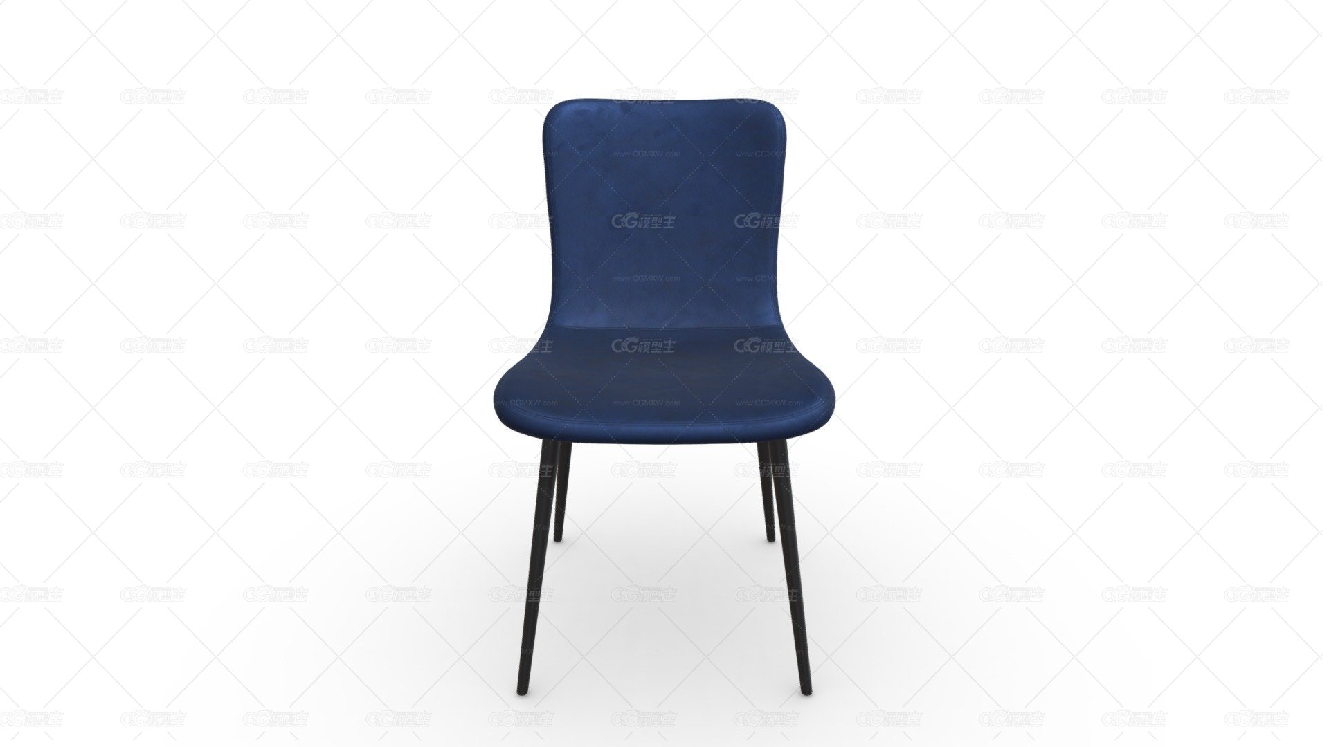 SILLA DE COMEDOR奥古斯塔TERCIOPELO AZUL-1