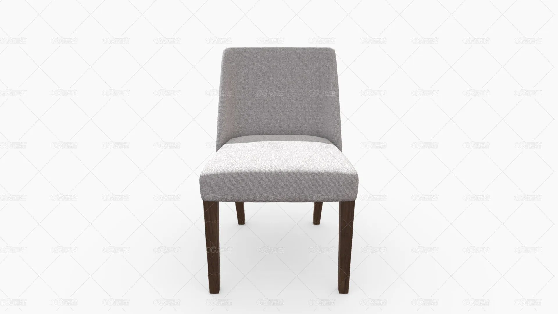 Silla de Comedor Nido Tela Gris Nogal-1