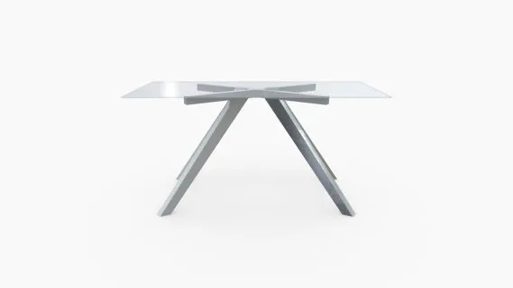 Mesa de Comedor Paris Vidrio Metal