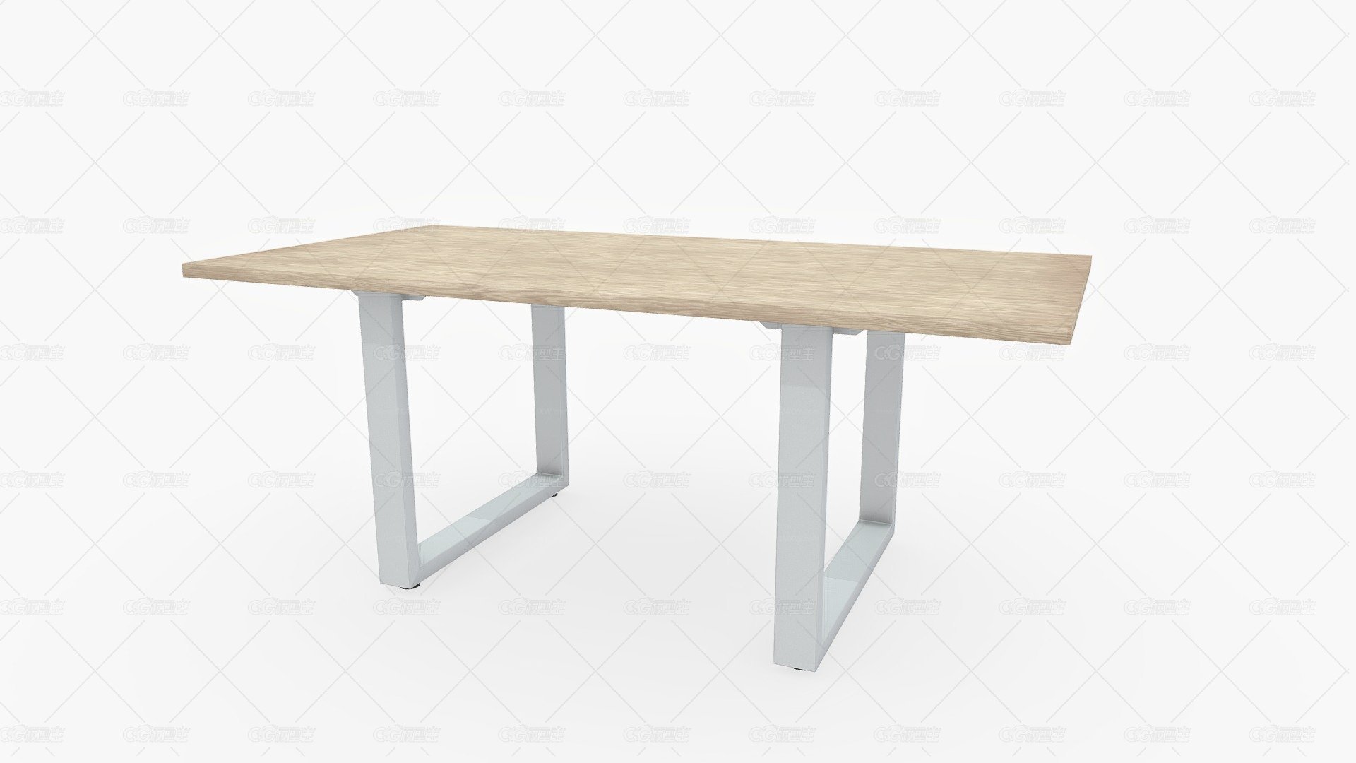 Mesa De Juntas Smartwork 180x90 L.N金属Blanco-1