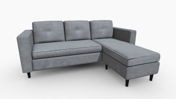 M968_SOFA EN L可逆性LUCAS TAIKO GRIS