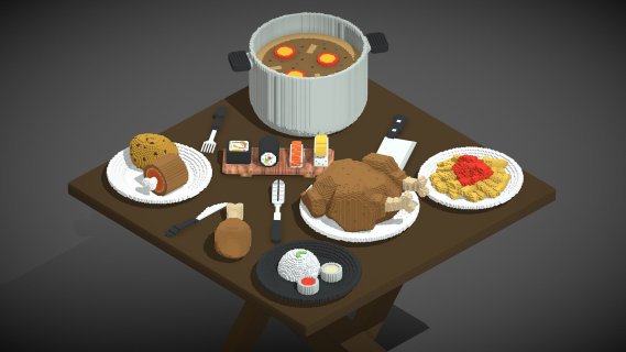 Voxel午餐食品（17项）