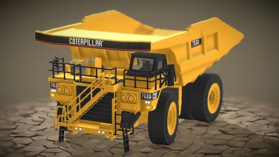 自卸车 卡车 卡通 动漫 影视 游戏 3D模型