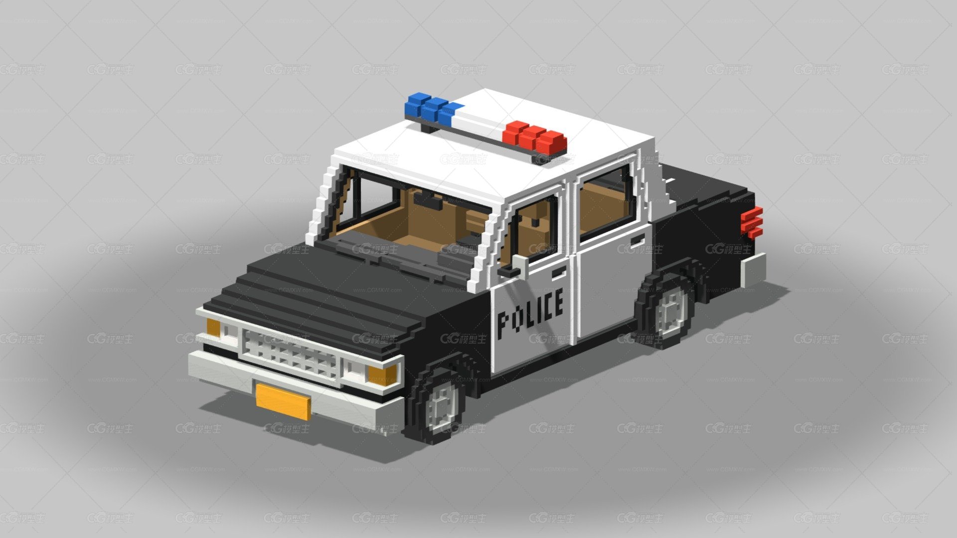 Voxel警车-1