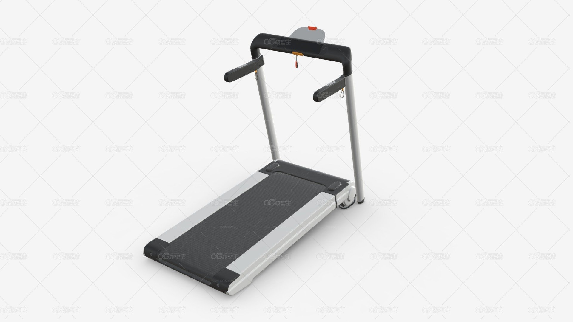 紧凑型折叠式跑步机 运动器材 健身工具模型-1
