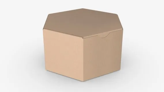 六角形纸盒 食品包装盒 牛皮纸盒 包装盒 收纳盒 纸皮箱 文件收纳盒子包装
