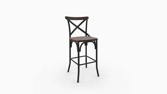 M1257_butacoAltoMarrakech MetalAluMadera