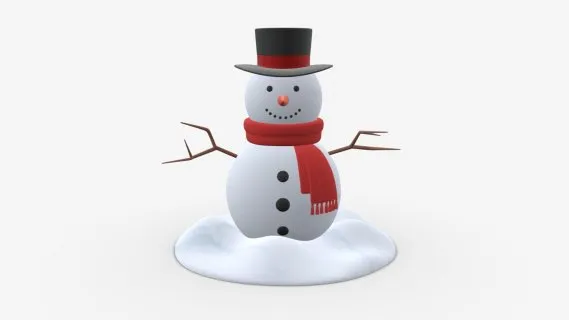 圣诞雪人 小雪人 雪球 白色雪人 雪人宝宝