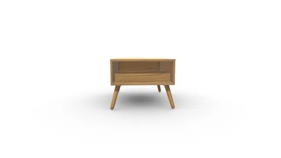 640825 MESA DE CENTRO IRON 68x48x46 LAM ROBLE