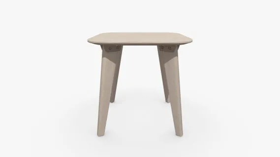 617102-MESA AUXILIAR DALIA 50x50 MAD白色洗涤液