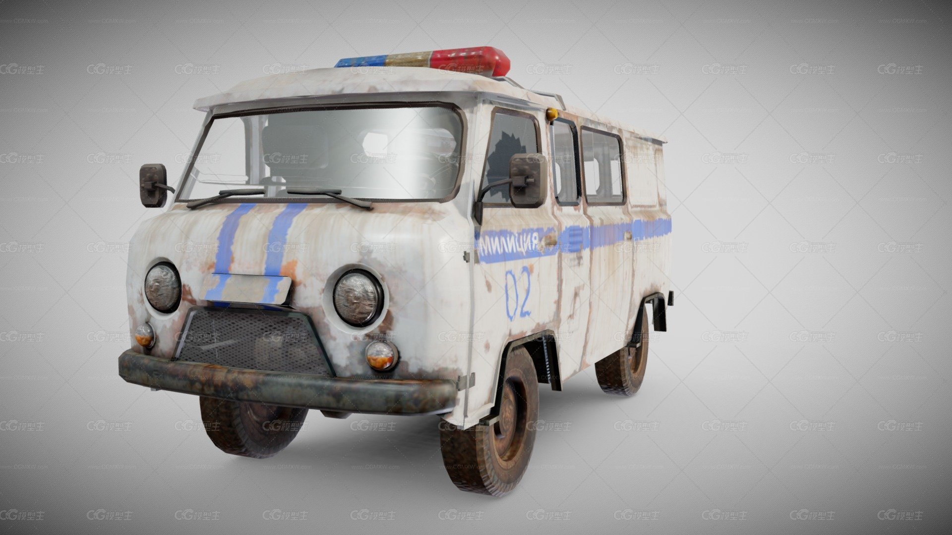 Uaz452警察局da1-1