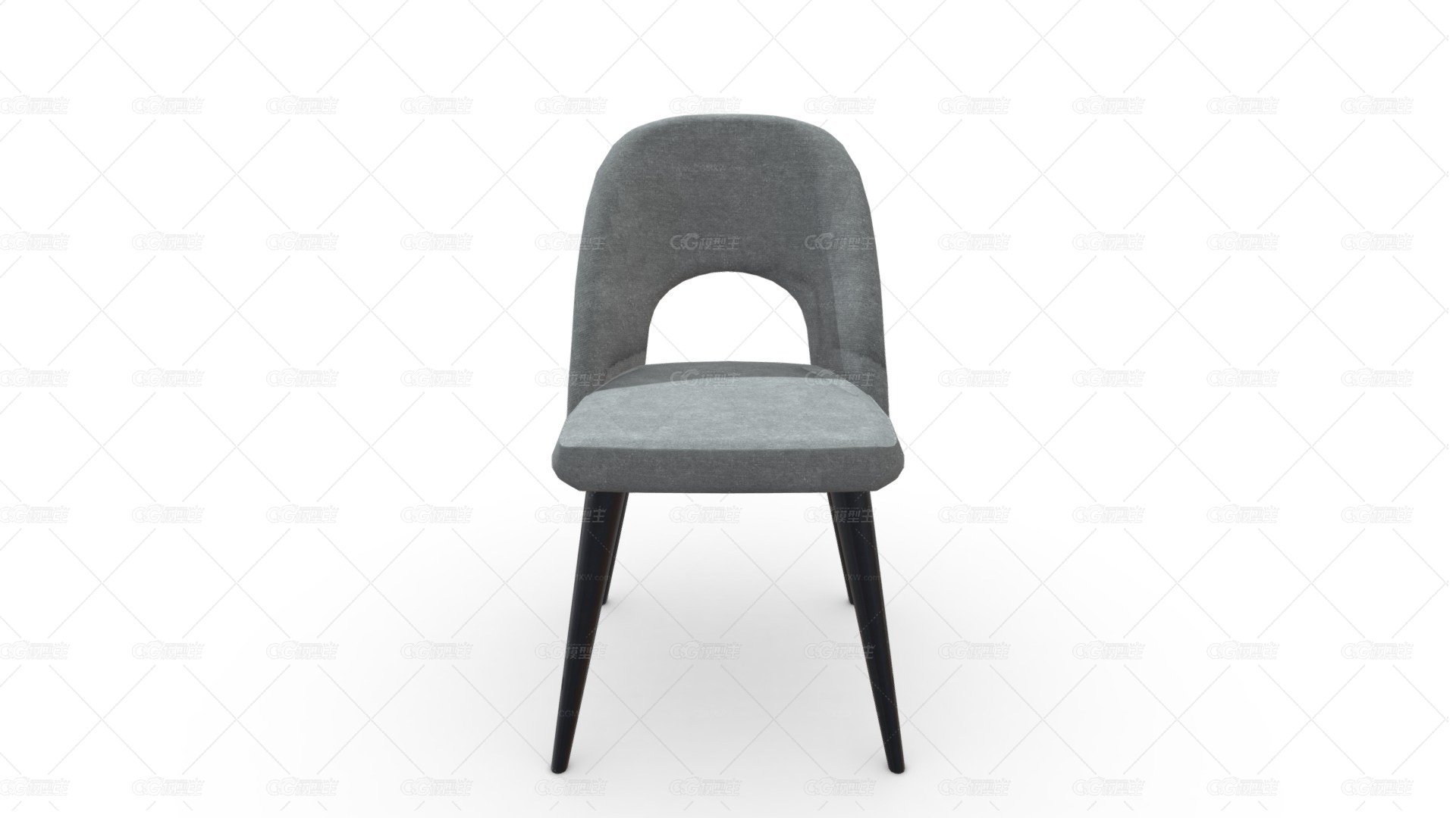 799006 SILLA DE COMEDOR PETRA TELA GRIS-METAL-1