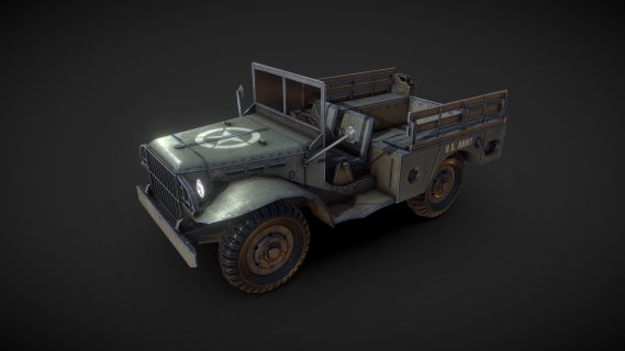 Lowpoly WC 51卡车