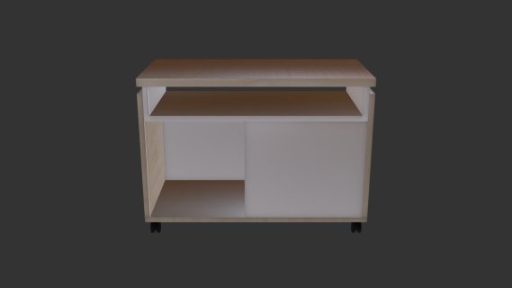 640655 MUEBLE AUXILIAR SMARTWORK 1 PTA 62x84x39