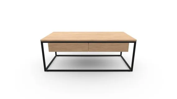 640828 MESA DE CENTRO PIXIE 60x45 MADERA ROBLE