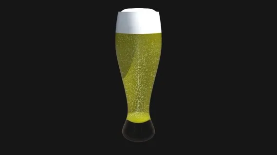 啤酒杯 扎啤杯 带气泡的啤酒杯 冰镇啤酒杯 饮料杯 玻璃杯 酒水杯