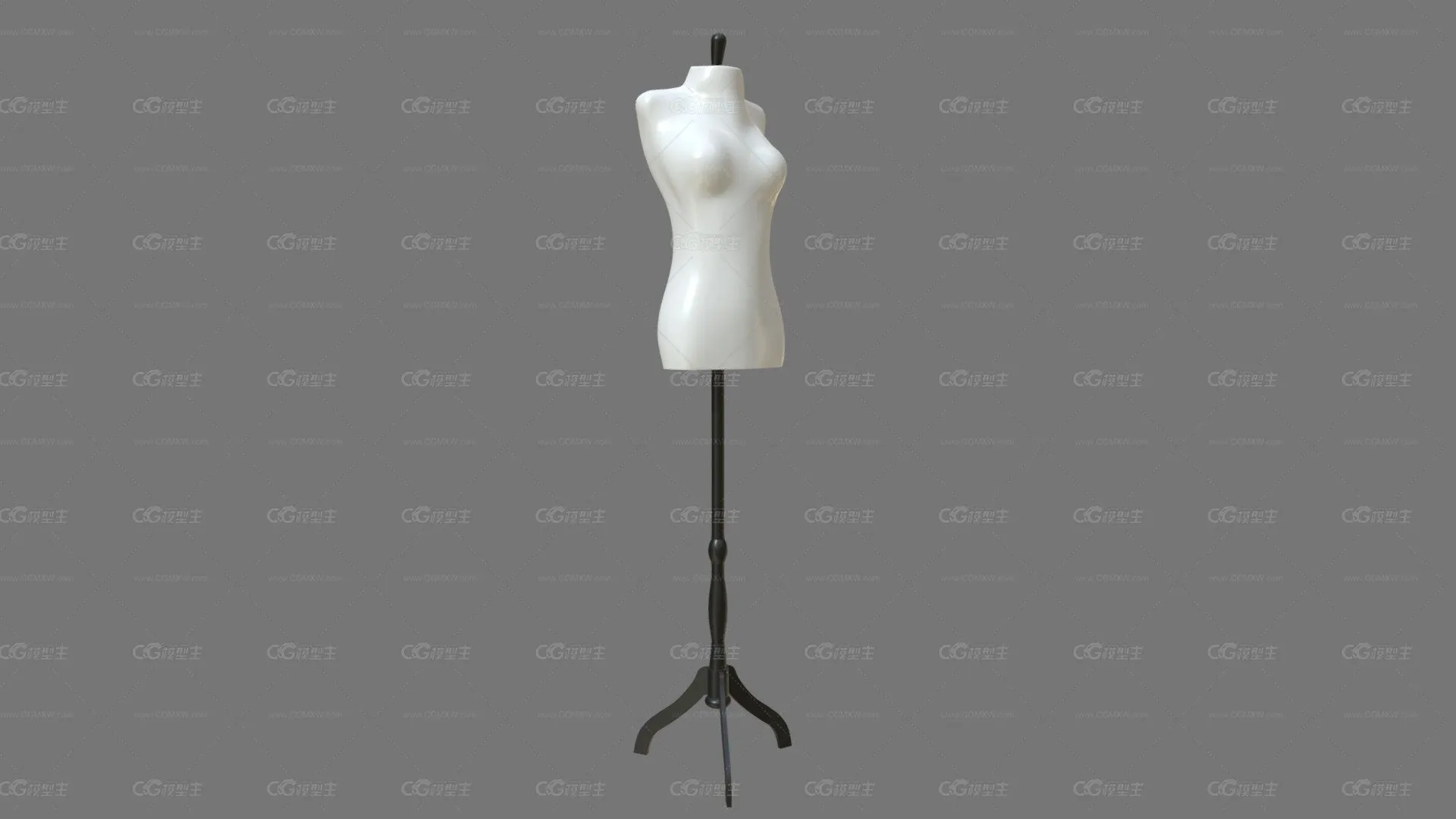 展台上的女性人体模型-1