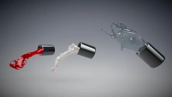 各种类型 飞溅的液体 特效模型