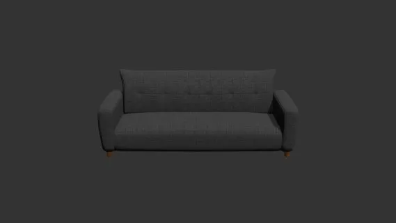3029210 SOFACAMA CLICKCLACK CUSCINO TELA NEGRA